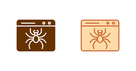 Spider Web Vector Icon