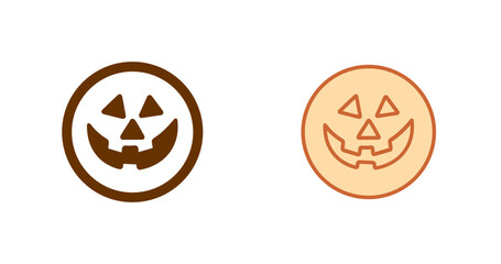 Jack Lantern Face Vector Icon