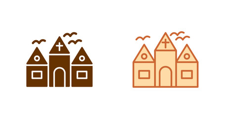 Haunted House Vector Icon