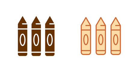 Crayons Vector Icon