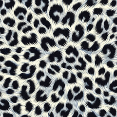 White leopard fur pattern texture vector with camouflage background perfect for luxury fashion apparel, decorative wallpapers, and textile projects.