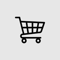 Shopping Cart Icon – E-commerce and Online Store Symbol