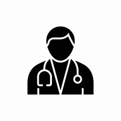 Doctor Figure Icon – Healthcare and Medical Professional Symbol