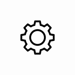 gear icon vector illustration