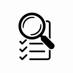 Search Magnifying Glass Icon – Find and Research Symbol