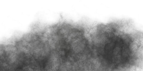 Hand made Dark smoke cloud abstract design element By illustrator for compositing and special effects