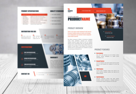 Product Specification Data Sheet Template 
