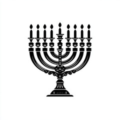 menorah vector illustration