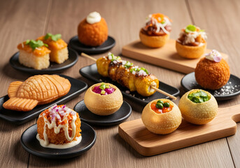 Delicious Assortment of Indian Snack Foods