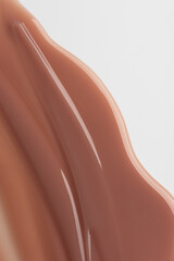 Beige Glossy Cosmetic Texture for Beauty and Skincare Concept