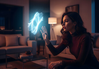 Holographic Interaction in Modern Living Room