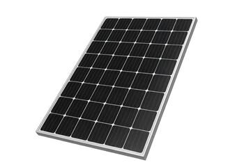 Solar panel generating green energy, clean energy concept