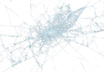 Transparent Cracked Glass Texture, broken window glass, transparent shatter, shatter texture, broken glass on transparent.