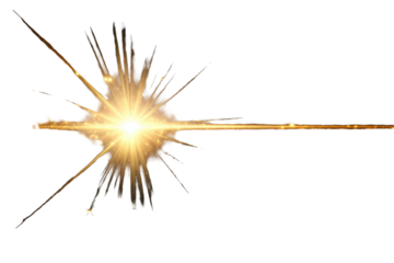 Light flares create star shape effects in a vast black space filled with shimmering stars during a cosmic scene at night