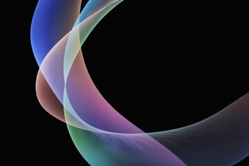 Abstract Wave of Colors: A mesmerizing dance of light and color swirls gracefully, creating a sense of ethereal beauty.