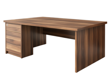 Stylish l-shaped wooden desk perfect for home office or study environment with sleek design and ample workspace for productivity and organization needs