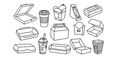 food packaging, takeout box, pizza box, coffee cup, french fries container, sandwich box, drink cup, food delivery, disposable packaging, fast food, takeaway, container, box, carton, cup, package, mea