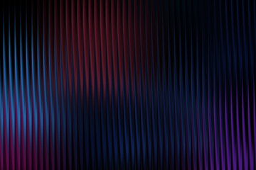 Vertical lines of color gradient with blue red and purple black hues creating an abstract pattern design