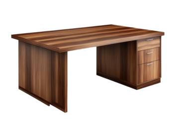 L-shaped brown wooden desk with drawers ideal for home office or workspace setup offering ample space for computer and supplies