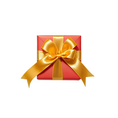 gold ribbon with bow