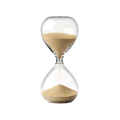 hourglass isolated on white background