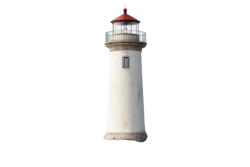 Lighthouse stands tall on rocky island surrounded by clear water creating a serene coastal scene for travelers and explorers