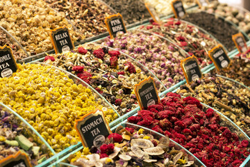 Spice market in Istanbul, Egyptian Bazaar, Turkey