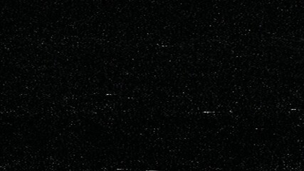 Old Analog VCR Videotape Noise Damage Seamless 4K Video Background Overlay Loop Effect - Powered by Adobe