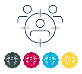 Identifyig Target Customer - Stock Icon