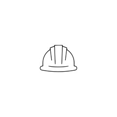 Helmet icon flat vector design.