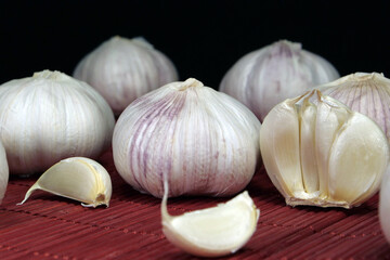 Garlic - very healthy product with many beneficial properties for health