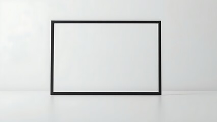 Obraz premium Minimalist modern device on neutral surface, showcasing clean geometric design.