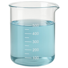 Light Blue Solution in Beaker