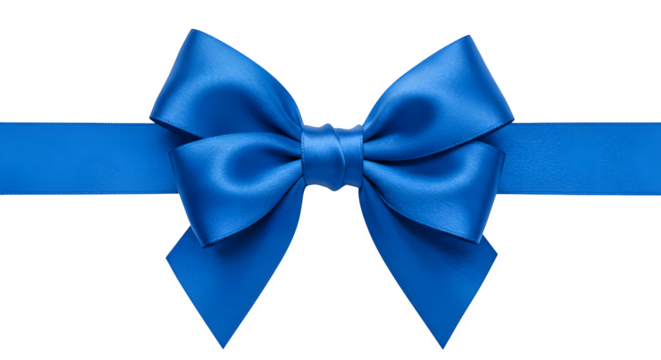 Royal blue satin ribbon shines on black. Use for gift wrapping, festive posters, and elegant branding.