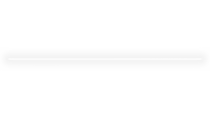 White neon light line with glow effect