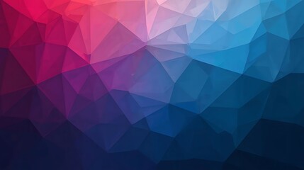 Fototapeta premium Abstract Polygonal Geometric Background With Vivid Gradient Colors And Textured Edges