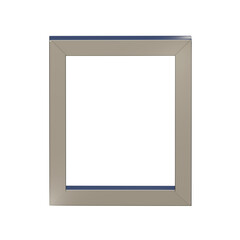 Simple vintage silver picture frame
