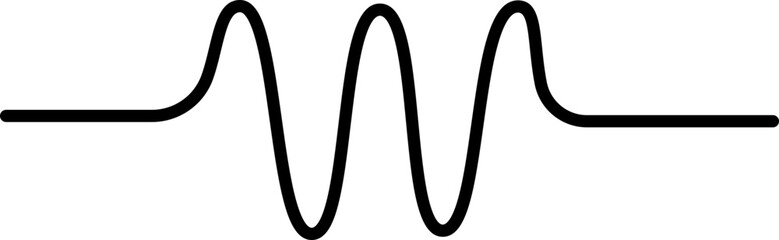 Thin hand-drawn stroke with organic curves and subtle motion.