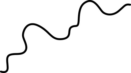 Freeform stroke with soft irregular curves, displaying an organic and artistic motion.