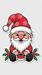 santa claus sticker 