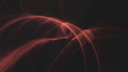 Fototapeta premium Retro Film Aesthetic with Vibrant Red Light Leaks and Grainy Scratch Textures - vintage art