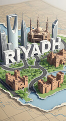 Creative Design of Riyadh City Blending Modern and Historical Architecture

