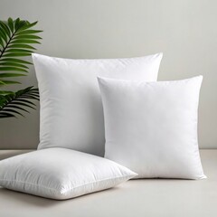 White pillows mockup