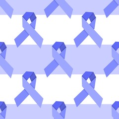 Breast cancer month seamless pink ribbon day mammogram pattern for medical accessories and medicine textiles