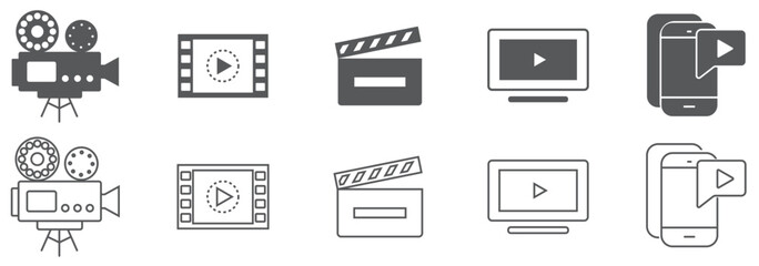 
 Save to Library
 Download Preview
 Preview Crop
 Find Similar
 
File #:  366977548
Media Files vector icon set. Camera And Photography set with Selfie, Panorama, Screenshots, Slow Motion, Photo, Ser