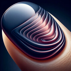 A perfect nail macro, Ai generated image