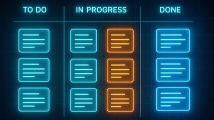A digital task management board showing tasks categorized as 'To Do', 'In Progress', and 'Done' for effective workflow visualization.