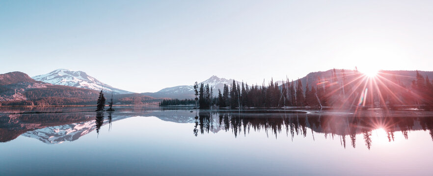 Fototapeta Lake in Oregon