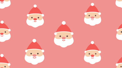 Christmas Santa Claus Set with Tree and Snowman Vector Illustration