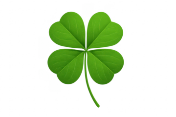 Four leaf clover representing luck and st. Patrick's day